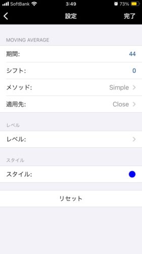 長期移動平均線